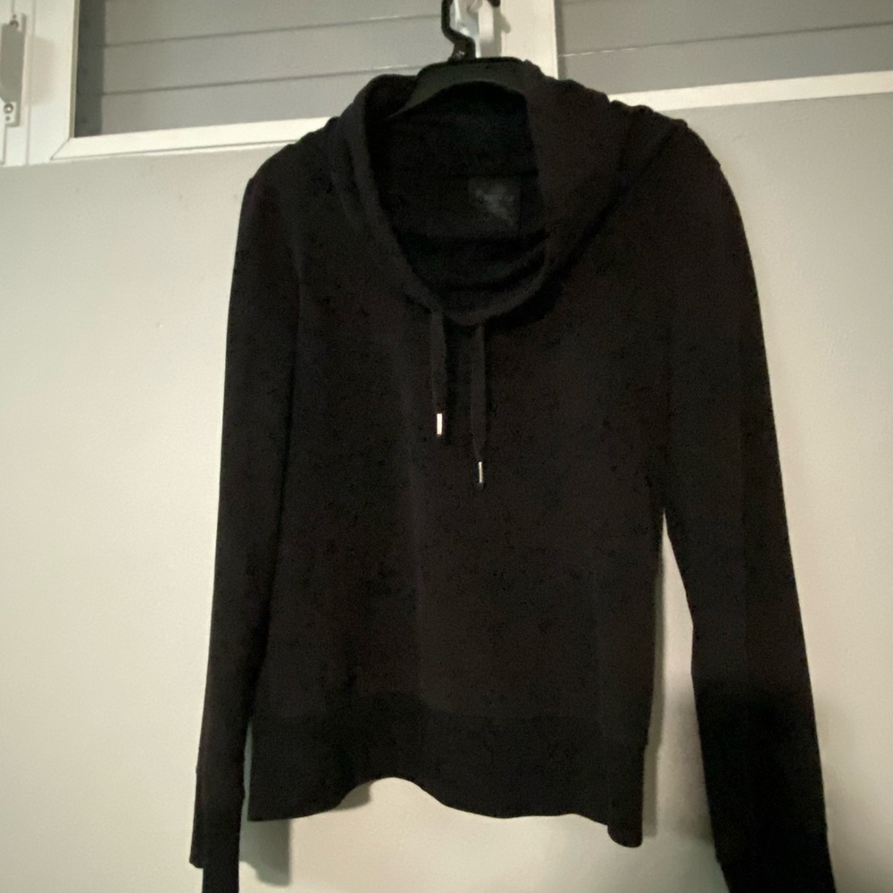 Express Black Funnel Neck Sweater